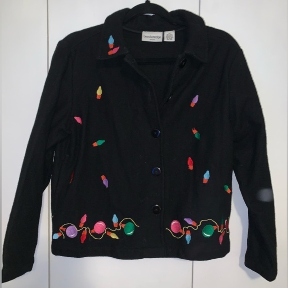 Breckenridge Christmas wool blend jacket